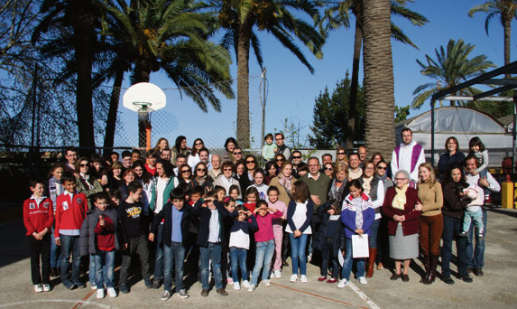 Los grupos del IDR de Mártires Valencianos celebran su primer año Con una convivencia en la granja-escuela Casablanca de la localidad de Xàtiva