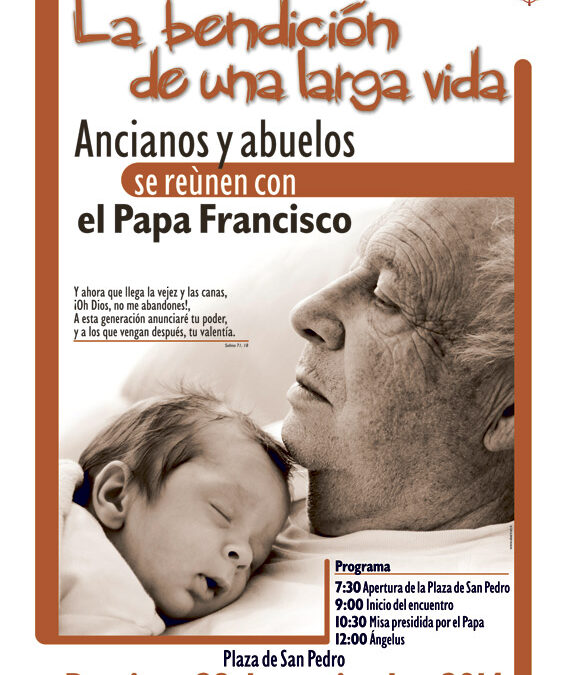 El Papa reunirá a los ancianos y abuelos en Roma El próximo mes de septiembre