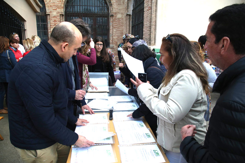 Entregan los diplomas a los primeros 60 Agentes de Pastoral de Migraciones La entrega de diplomas tuvo lugar en el Centro Arrupe de Valencia, sede del SJM