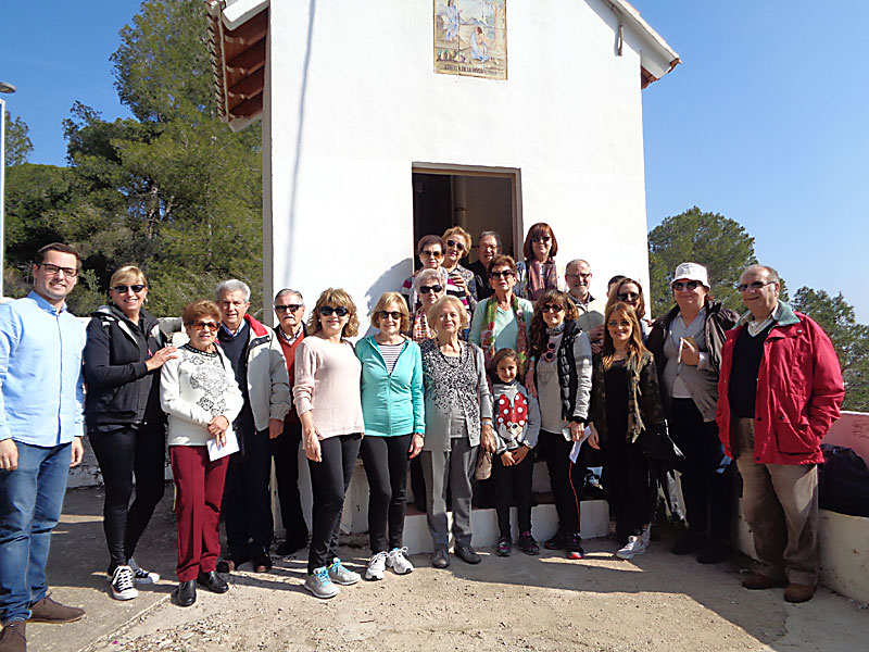La Hermandad de la Stma. Cruz de Gandia peregrina a Santa Ana Como cada domingo anterior al miércoles de ceniza