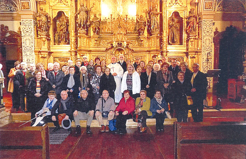 Santo Domingo Savio peregrina a Teruel 52 feligreses acompañados del párroco