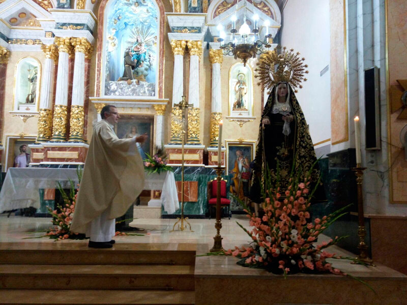 Festividad de la Virgen de los Dolores en Benifairó Organizada por la cofradía 'La Dolorosa'