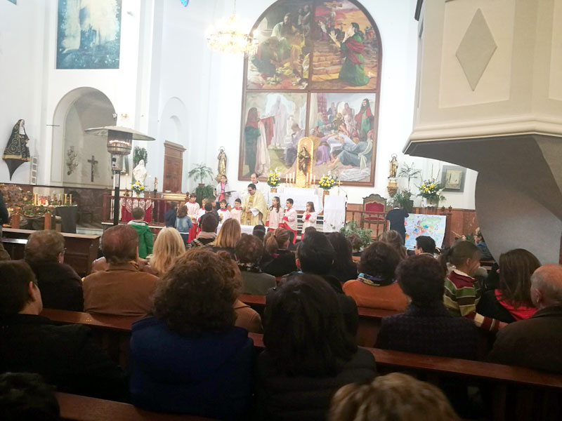 Lorcha reúne a feligreses de cinco pueblos para celebrar Cristo Rey Celebraron la euaristía y una comida