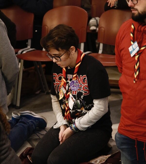 Vigilia de jóvenes en la Basílica. Noviembre 2018