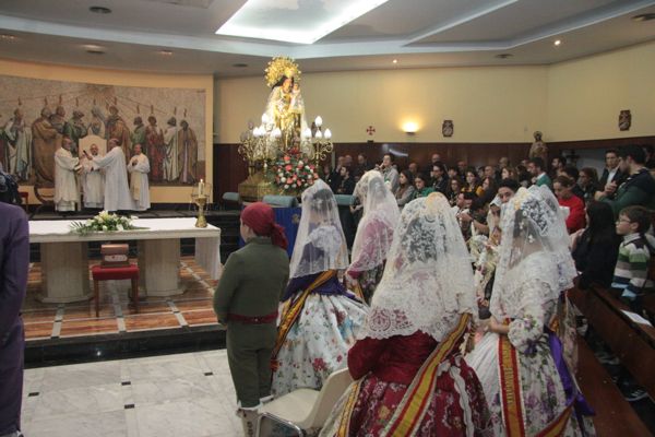 Visita Virgen Desamparados parroquia San Lorenzo
