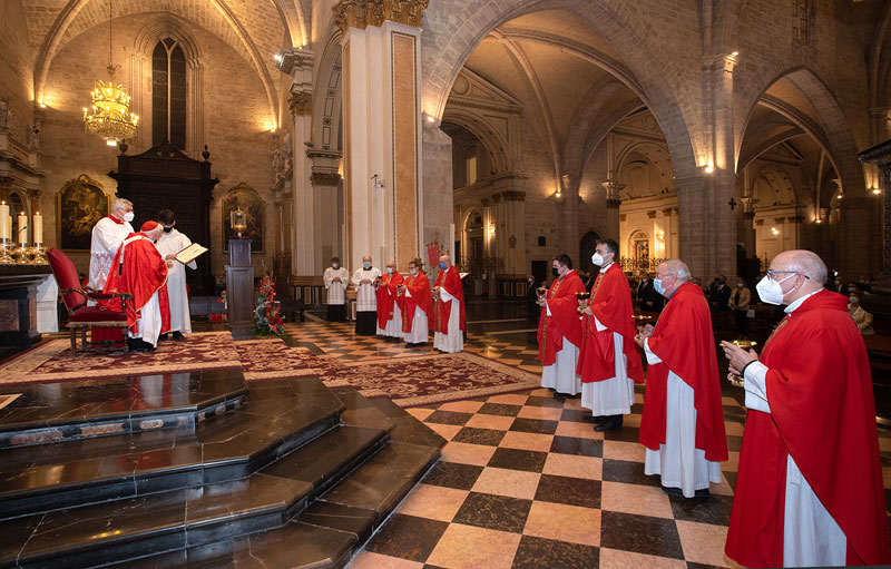 Eucaristía: una escuela de paz El cardenal Cañizares presidió la fiesta anual del Santo Cáliz, la primera de las celebraciones tras la apertura del Año Santo Jubilar ‘Cáliz de la Pasión’