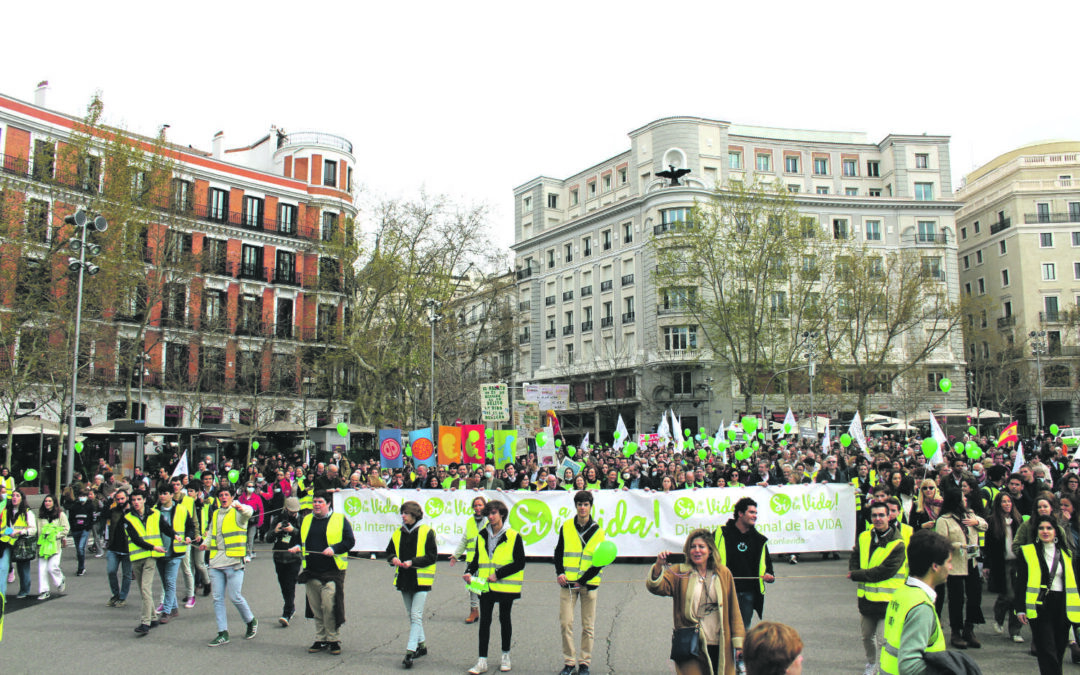 Un clamor por «la defensa de la vida no nacida, terminal, frágil o amenazada» Numerosos valencianos participan en Madrid en la multitudinaria ‘Marcha por la Vida’